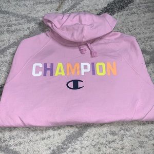 Pink champion hoodie